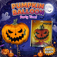 Thumbnail for Halloween Pumpkin Foil Balloon