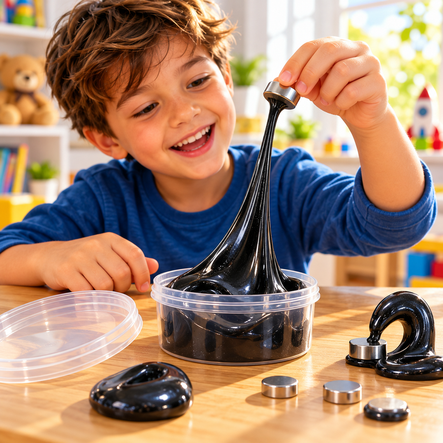 DIY Magnetic Exciting Stretch Putty Toy