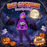 Bat Wiggle Eye Dress Costume