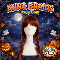 Halloween Frozen Anna Full Hair Wig