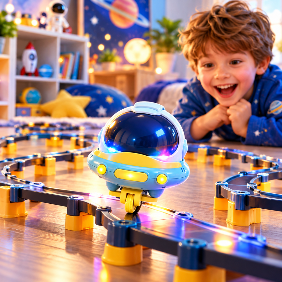DIY Single Wheel Astronaut Balance Car With Light And Sound