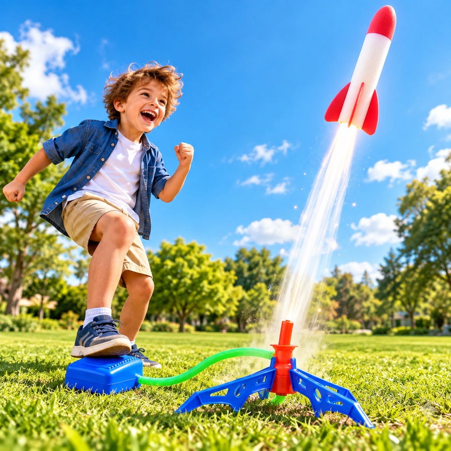 Air Rocket Foot Pump Launcher