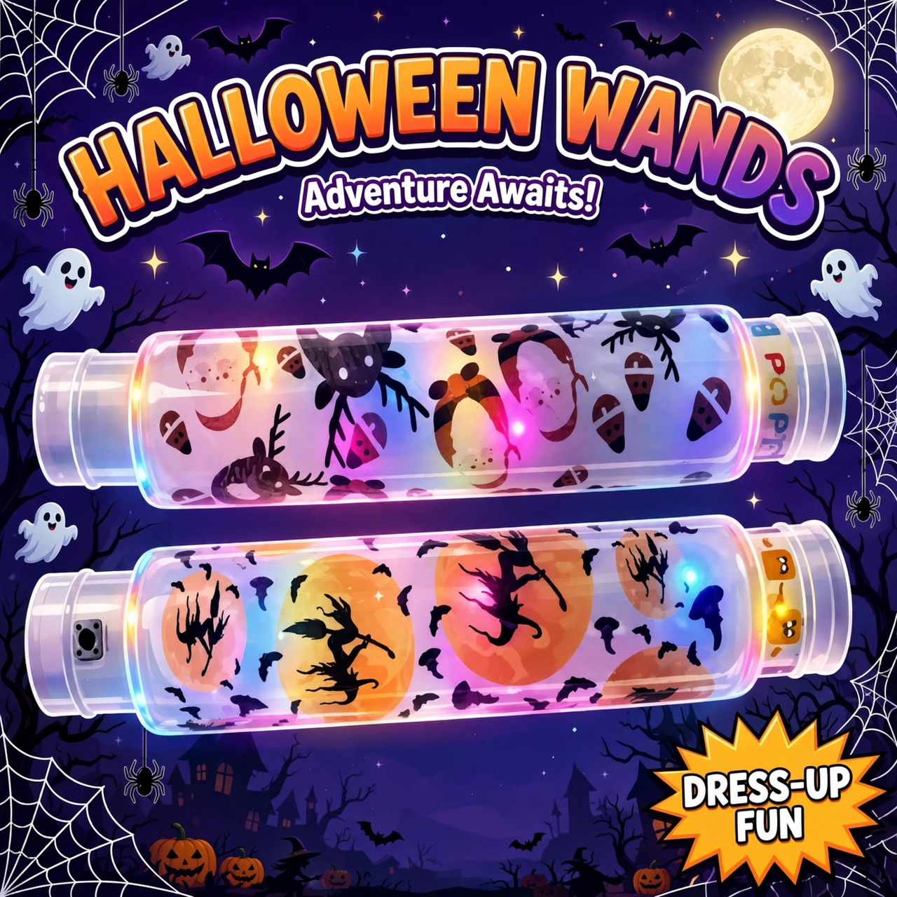 Halloween Light Up Pipe 2Pcs