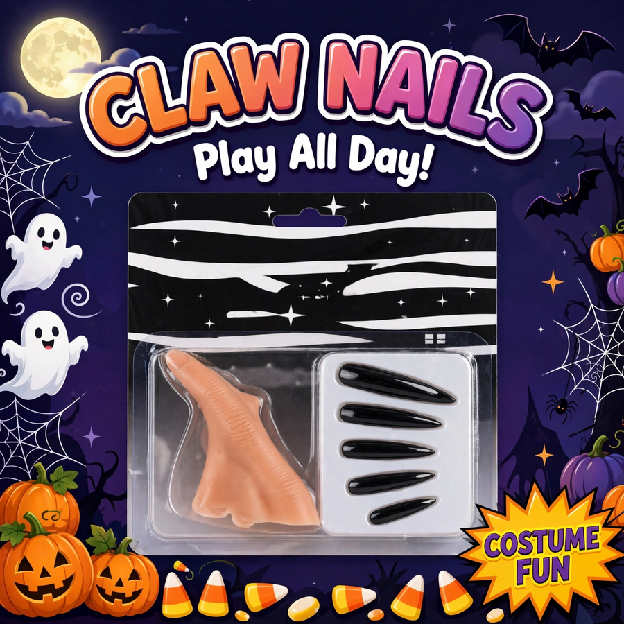 Halloween Witch Nose and Nails