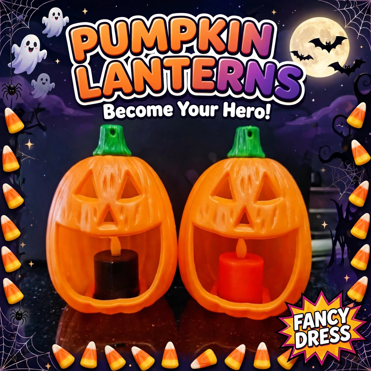 Halloween Pumpkin Candle Light