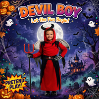 Thumbnail for Halloween Devil Boy Dress Costume