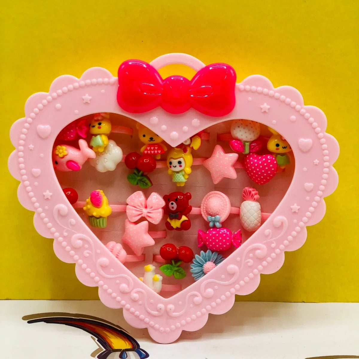 24 Pcs Cute Rings