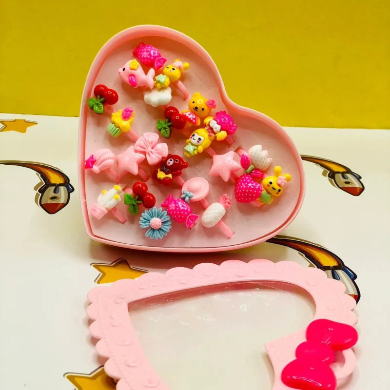 24 Pcs Cute Rings