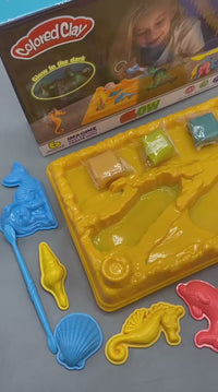 Colored Clay Glow in the Dark with 8 Different Fish Mold