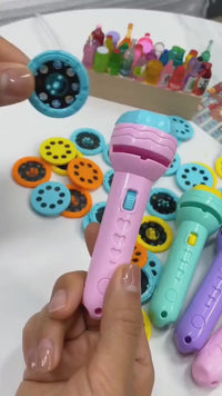 Mini Flashlight Projector Slide Projector Toy