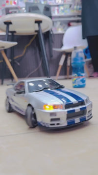 Alloy Remote Control Fast & Furious Nissan Skyline Racing And Drift Car