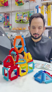 30Pcs DIY 3D Construction Magic Snap-Tastic Building Block Game