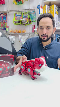 Electric Music Swinging Robot Dog With LED Eyes & Music