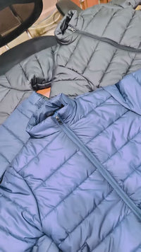 Black Color Winter Puffer Jacket with 3 Pockets