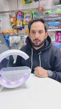 LED Light Lamp And Speaker With Wireless Mobile Charging