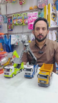 Die-Cast Construction Excavator Truck Model Toy