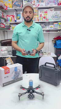 Remote Control Drone with Triple Camera And Water Ball Shooter