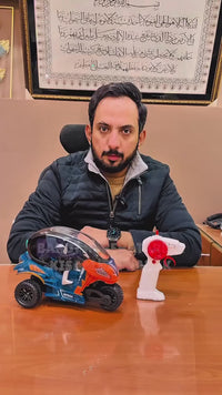 2.4GHz Remote Control Three Wheel Stunt Spray Motorcycle