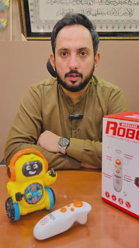 Remote Control Wireless Robot With Light and Sound