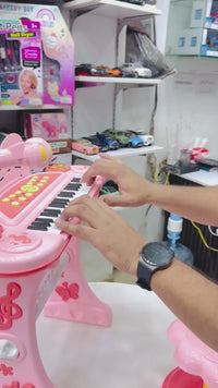 Multifunctional Electronic Organ Piano With Mic And Stool