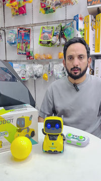 Following Cute Intelligent Robot LED Expressions Obstacle Avoidance & Follow Mode