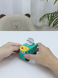 Pack Of 2 Reversible Deformation Vehicle Car