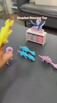 Rubber Dinosaur Slingshot - 3 Pcs