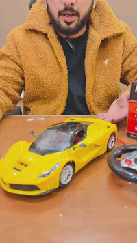 Remote Control  Steering Wheel Ferrari Style Sports Car