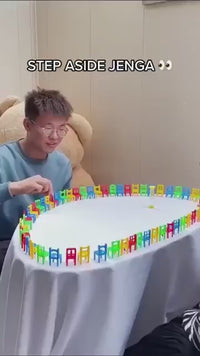 36 Pieces Acrobatic Colorfull Stacking Chair Block