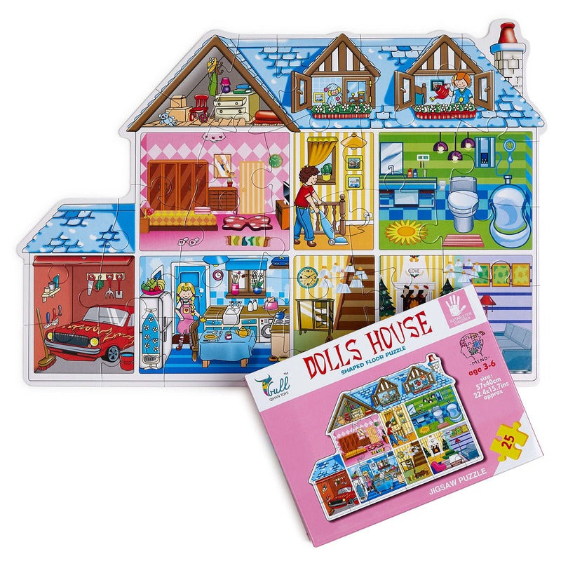 Dolls House Shapped Floor Puzzle