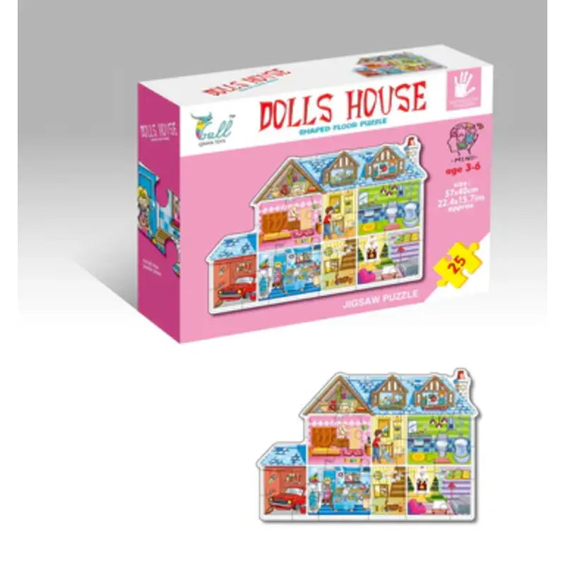 Dolls House Shapped Floor Puzzle