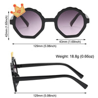 Thumbnail for Round Frame Crown Design Kid's Eyewear