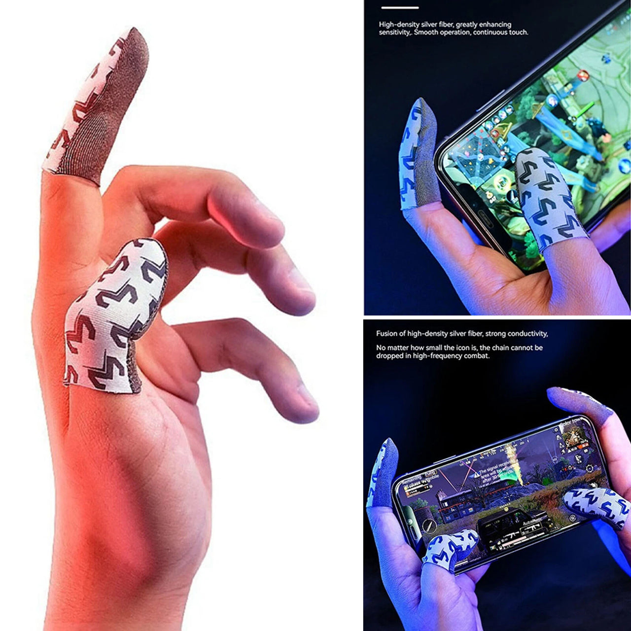 ™Memo Gaming Finger Sleeves PUBG Mobile And Free Fire