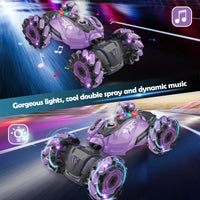 Thumbnail for Remote Control Stunt Car With Smoke Effect And Light And Sound