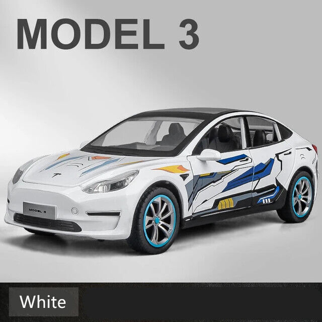 1:24 Diecast Alloy Tesla Model 3 Car