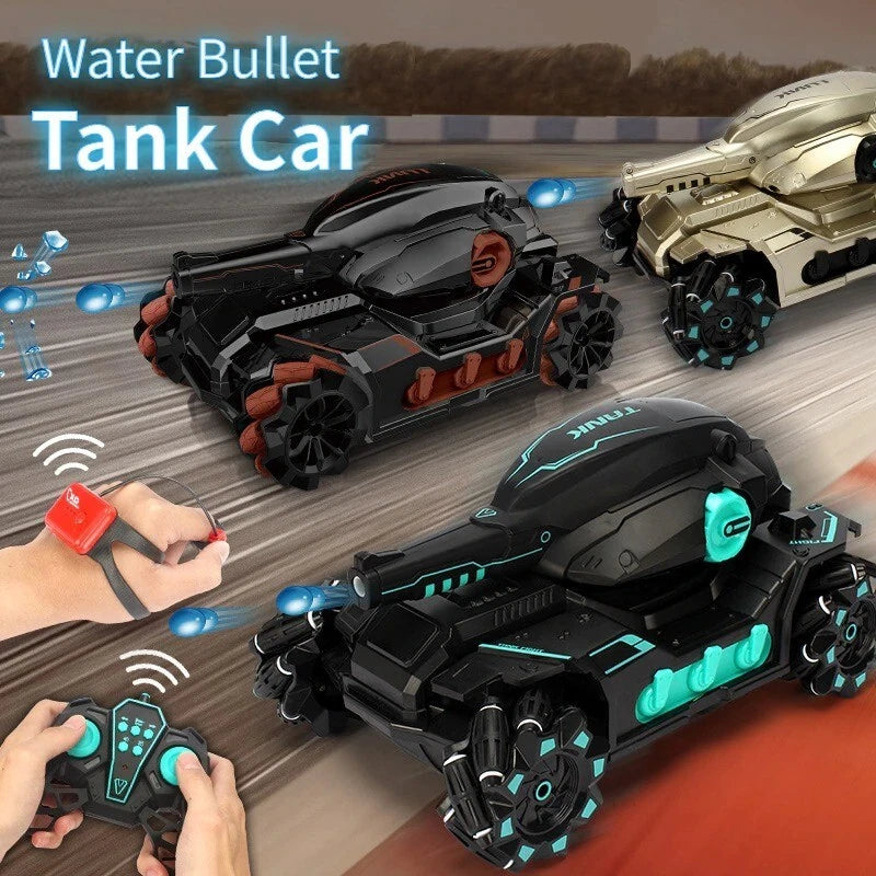 Remote Control Gel Ball Tank With Smoke Effect