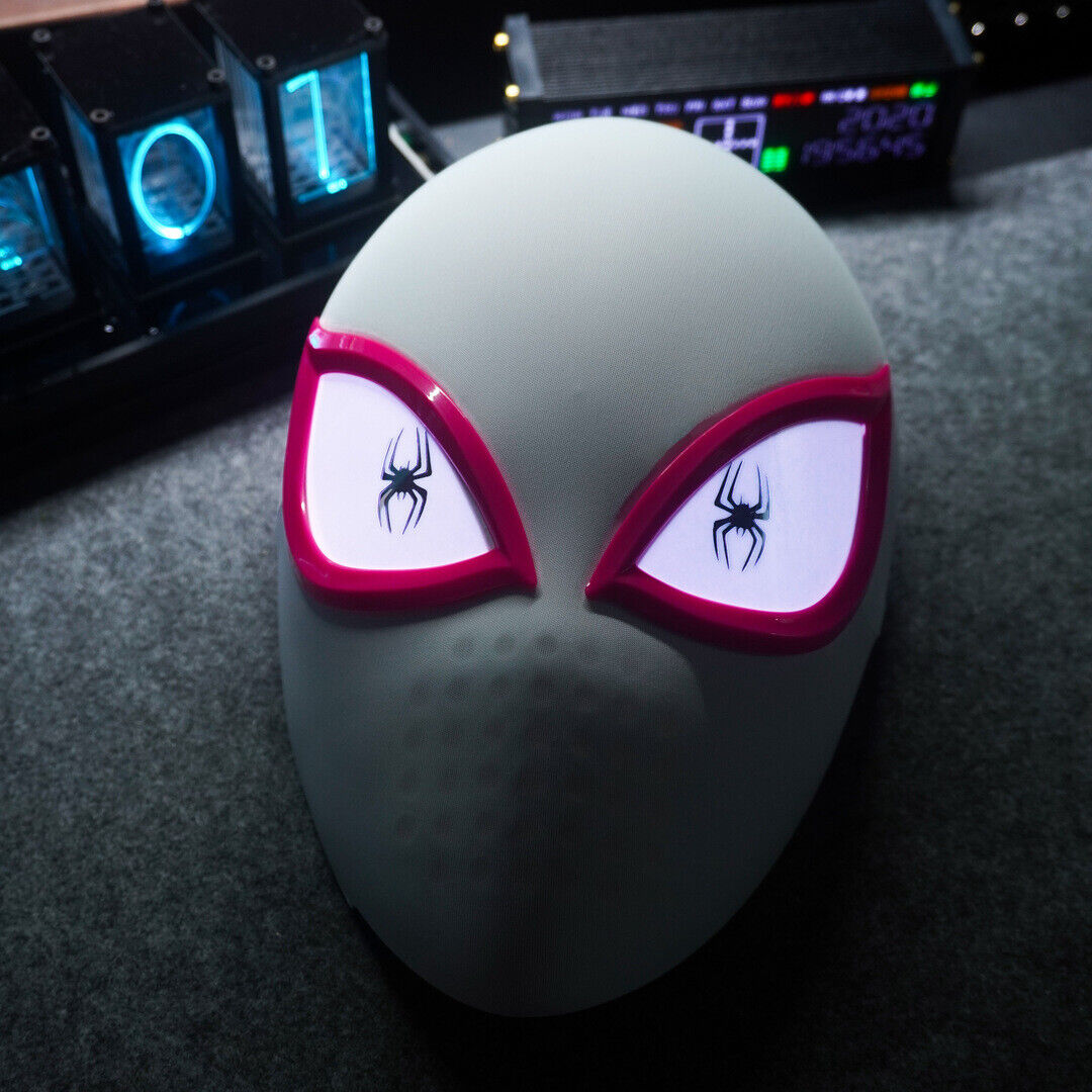 LED Light Spider Man Gwen Stacy Wearable Full Face