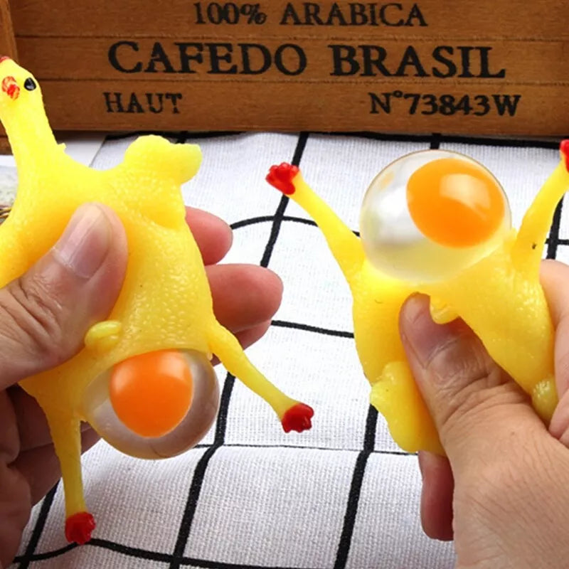 Squeeze Chicken Egg Laying - Pack Of 2