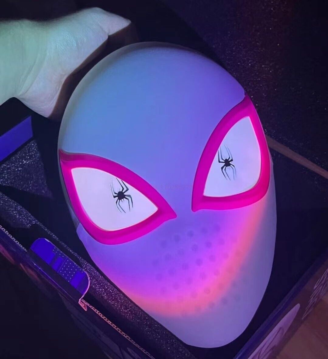 LED Light Spider Man Gwen Stacy Wearable Full Face