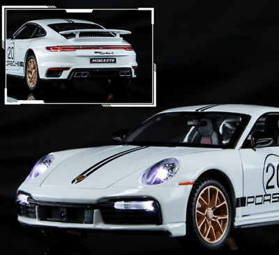 Diecast Porsche 911 Turbo S Car 1:24 Scale