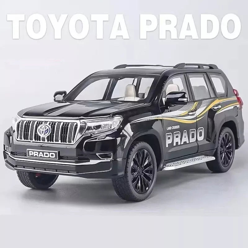 1:18 Toyota Land Cruiser Prado Diecast Suv Car Model Toys For Boy Gifts Collection Hobby White Green With New Original Box 20 1:18 Toyota Land Cruiser Prado Diecast Suv Car Model Toys For Boy Gifts Collection Hobby White Green With New Original Box
