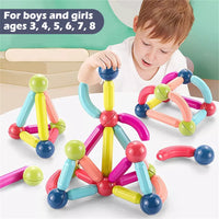 Thumbnail for Magnetic Building Blocks 56Pcs