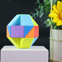 Thumbnail for Pack of 2 Magic Rule Snake Multi Color 3D Puzzle Cube