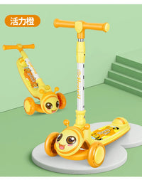 Thumbnail for Cartoon Face Manual Scooty For Kids