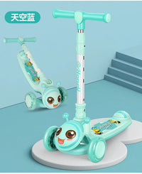 Thumbnail for Cartoon Face Manual Scooty For Kids