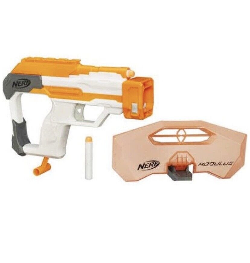 NEW in Box Nerf Gun and stock Modulus Strike And Defend