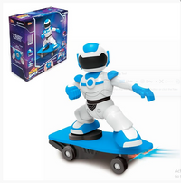 Thumbnail for 360° Rotate Skateboard Robot with Light And Sound