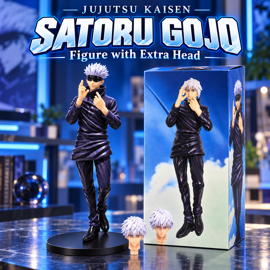 Jujutsu Kaisen Satoru Gojo Figure with Extra Head