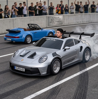 Thumbnail for Porsche Elite Class Electric Ride On Car Custom Colors With 72V Lithium Battery