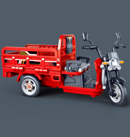 1:15 Scale Diecast Loader Rickshaw With Light And Sound And Smoke Effect